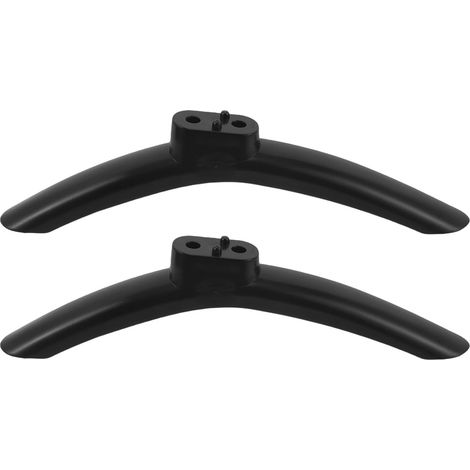 2 Pièces Support de Télévision sur Pied Socle Abs et Pieds Antidérapants pour TV Écran Plat de 32 à 65 Pouces, pour Table de Salon (1/5)