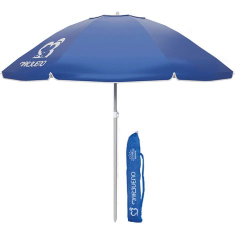 Parasol de plage Marbueno Bleu foncé 220 cm