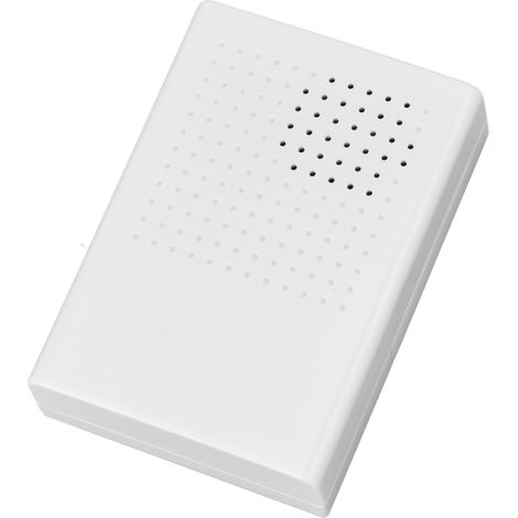 Campanello elettronico cablato a 12V, suono Dingdong 90dB, colore bianco, controllo accessi per hotel e abitazioni. (1/5)