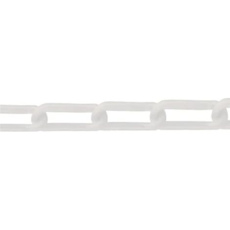 Masidef cadena de plástico 30x18x5mm blanco vendido por metro - dy2700572