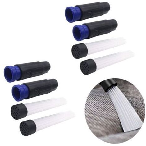 Lot de 4 Tubes de Paille pour Aspirateur Multifonctions Décapant de Brosse à Poussière, Accessoire d'Aspirateur Universel Portable Outils de Nettoyage Ménagers (1/5)