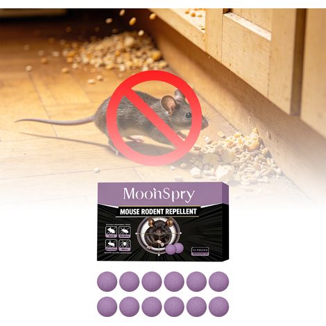 Rat repellent pellets (12 individually packaged pellets) - Suitable for various scenarios, convenient and easy to use in the home. -- 12pcs (1/5)