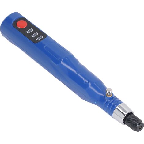 Elektrisches Schleifstift-Polierset, Mini-USB-Ladegerät, tragbares kabelloses Rotationswerkzeug, 30 W, blau (1/5)
