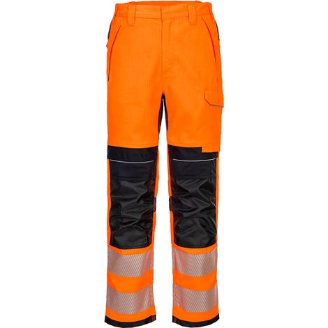 Pantalon De Travail Pw3 Modaflame Hvo - Taille 40 - Orange/noir - Portwest