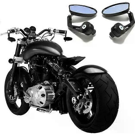 7/8" Motorrad-Seitenspiegel, Lenkerendenspiegel, CNC-gefrästes Aluminium, Rückspiegel für YAMAHA VMAX 1200, 1700, V-Max Tenere 700, XTZ700, XJR1300, JXLGV (1/5)