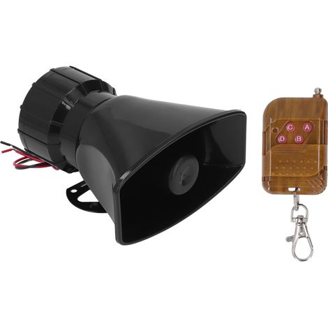 Klaxon mono 12V 100W haut-parleur 4 tons réglables pour camion moto voiture bateau (1/5)
