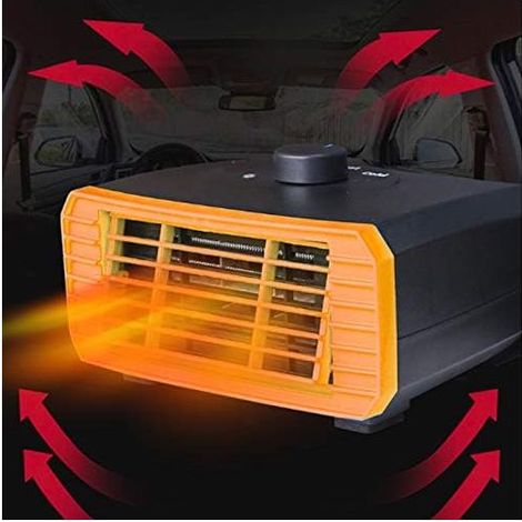 150W 24V Voiture Auto Allume-Cigare Chauffage, Ventilateur De Refroidissement Dégivrage Antibuée Portable Chauffage De Voiture Dégivreur (1/4)
