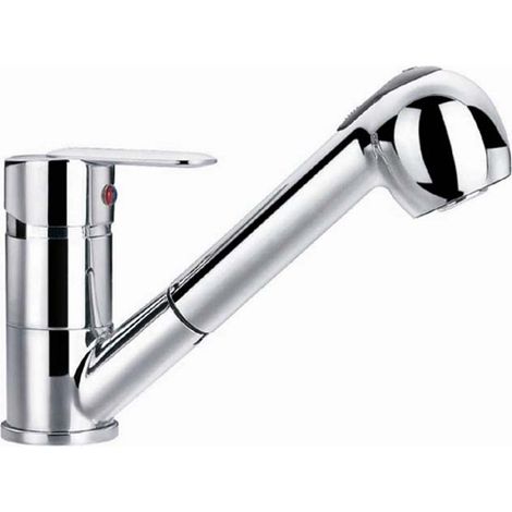 Rubinetto miscelatore lavello ray doccia estraibile cromo idrobric - idrobric (1/3)