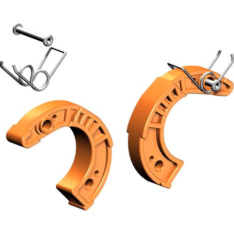 Layher Finger 48 mm Paar, orange KPL