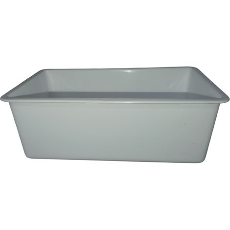 Giganplast Bacinella frigor PICCOLA LT 2 Bianca 25x14x8cm  per alimenti in frigo trasporto e conservazione cibo cucina hotel pizzeria ristorante (1/4)