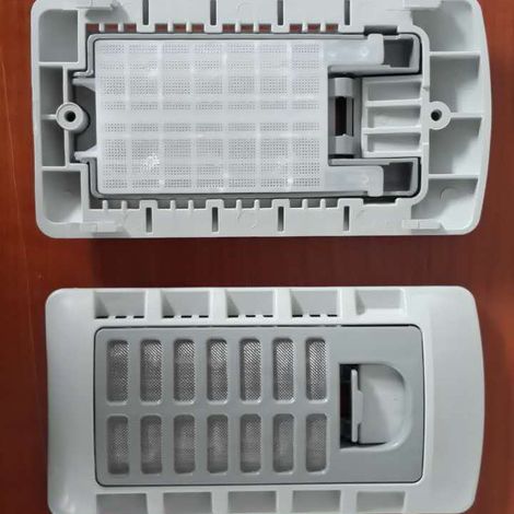 LG washing machine filter compatible with rectangular mesh boxes