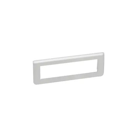 Plaque Programme Mosaic - 8 modules horizontal - alu - Legrand (079318)