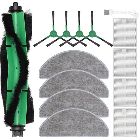 AMXCNOY Accessoires de Rechange pour iRobot Roomba Combo Essential Y0112 Y0110 Y0116 Y0520 Y0510 Y0512, 105 Combo Robot Aspirateur, 1 Brosse Principale, 4 Filtres, 4 Brosses Latérales, 4 Serpillères (1/5)