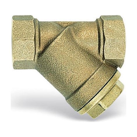 F21NOR Filtro a Y in ottone DN 1" con rete in acciaio INOX estraibile (AISI 304) - Capacità filtrante 500 μm F21NOR25 (1/3)