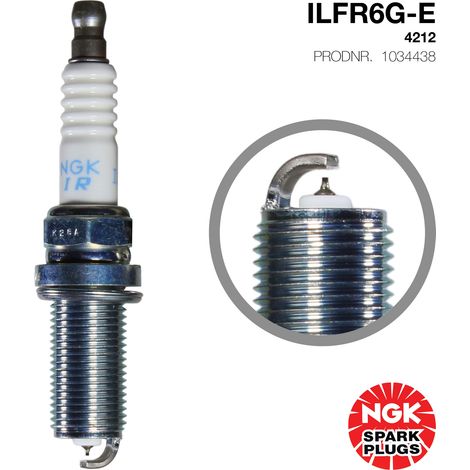 Iridium-platinum-nickel alloy spark plugs for NGK ILFR6G-E 4212 automotive parts (1/3)