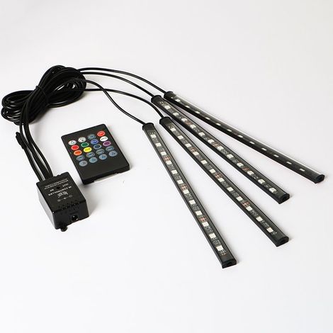 LED-Autoinnenraumleuchte, LED-Autoinnenraumleuchte mit App-Steuerung, Autozubehör-Geschenk für Männer und Frauen (Zigarettenanzünderstecker) (1/4)