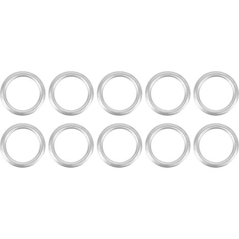 10 Pièces Joint de Bouchon de Vidange Automobile, Joints de Bouchon de Vidange D'huile N0138157 Remplacement de Rondelles de Crépine pour A4 ALLROAD 2012‑2016.