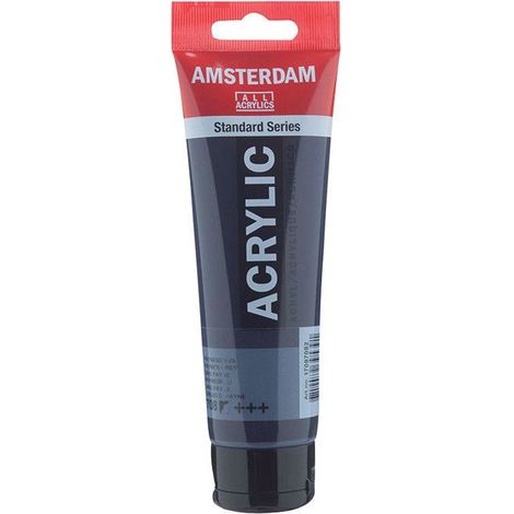 Peinture acrylique - Amsterdam - Acrilico Standard - 120 Ml - Gris Di Payne - Finition Mat