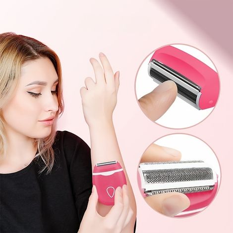 Rasoir électrique pour femme — Tondeuse portable pour le maillot, les jambes, les aisselles et les zones intimes (1/5)