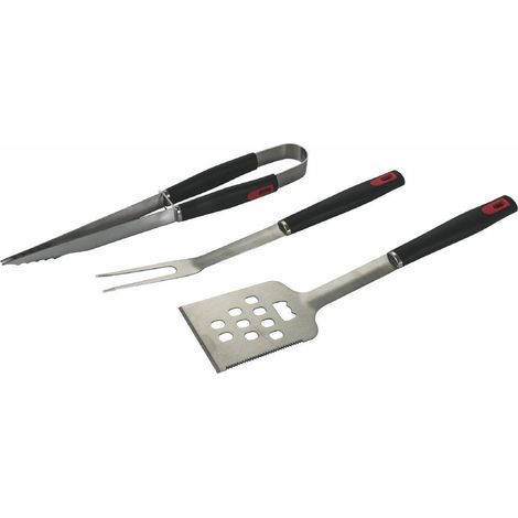 SET 3 UTENSILI BARBECUE ACCIAIO (1/5)