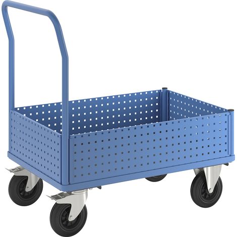 eurokraft pro, Chariot Plateforme, avec 4 parois semi-hautes en (1/5)