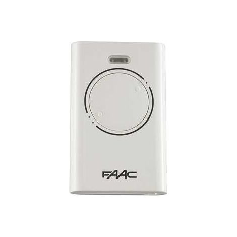 Émetteur télécommande 868 MHz pour portail et porte de garage – Code tournant sécurisé, compatible SLH/LR, boîtier blanc XT2-lsw (1/5)