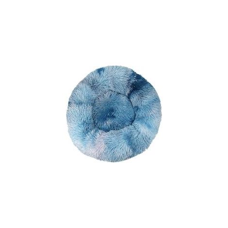Coussin moelleux lavable pour chat et chien, tie-dye treasure blue, 70 cm –