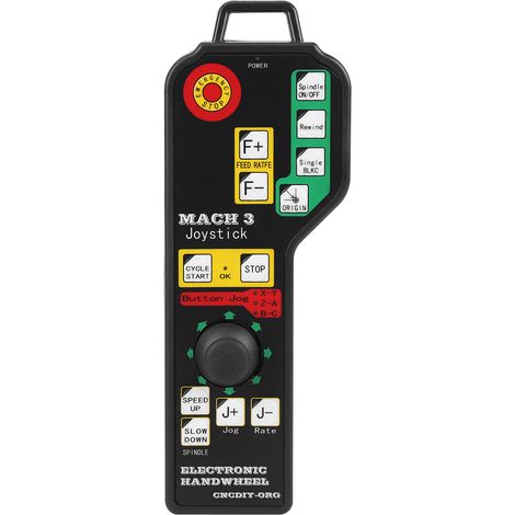 CNC-Graviermaschine, manueller Controller, USB-Anschluss, 6-Achsen-Steuerung für Mach3 (1/5)