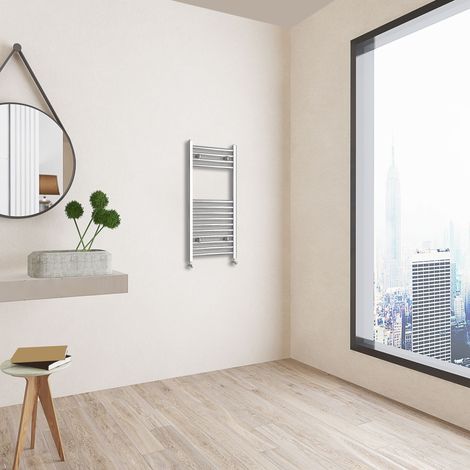 Acezanble 800x400mm(HxW) Chrome Straight Heating Towel Rail HeatingTowel Radiator
