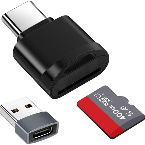 Lecteur de Carte TF, Lecteur de Carte Micro SD, Adaptateur de Lecteur de (1/5)