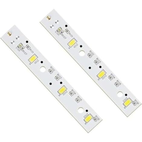 WR55X26671 Lot de 2 panneaux lumineux LED pour réfrigérateurs GE compatibles avec PS11767930 AP6035586 EAP11767930 (1/5)