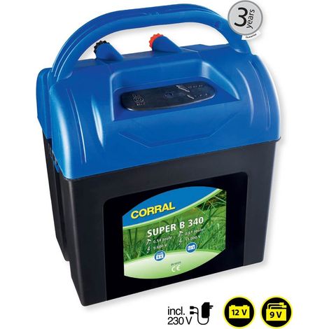 ÉLECTRIFICATEUR À BATTERIE CORRAL SUPER B340