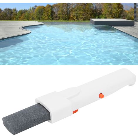 Nettoyeur de Piscine Pierres Ponce avec Manette EZClip pour Spa et Entretien du Bassin - Élimine Rust et Algues - Matériel Plastique + Pierre - Dimensions Approx. 20cm - Article Unique (1/5)