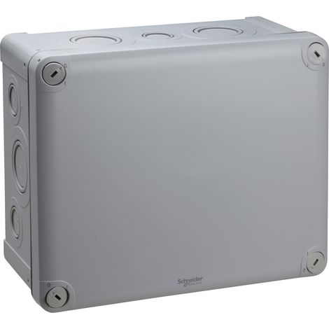 Boîte De Dérivation Étanche Schneider Mureva Box 225x175x100 IP55 12 Entrées Gris - ENN05093 (1/2)