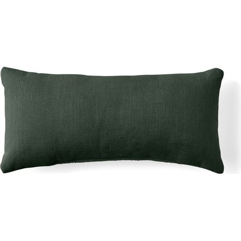 Alicante - coussin - en velours texturé - 28x58 cm - vert (1/4)