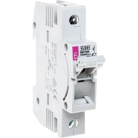 Interruptor fusible 1P 16A D01 VLD01 002261003
