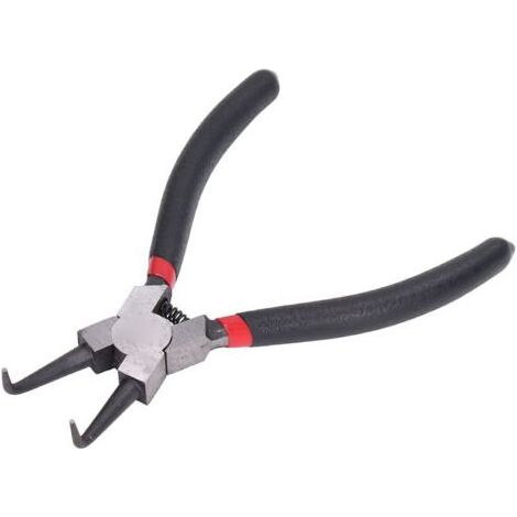 Pince à circlips incurvée interne en acier au carbone avec poignée d'immersion, 15 cm (6 po)