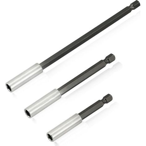 Magnetische Verlängerungsstange für elektrische Bohrmaschinen, 1/4"-Sechskant-Bohrverlängerungshalter, Länge 75/100/150 mm (1/5)