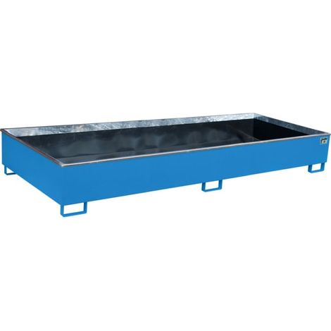 Bauer Südlohn Bac à étagère avec insert PE RW 3300-3 PE, peint, bleu clair