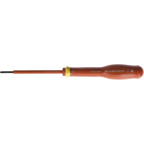 Destornillador VDE 2,5x75mm FACOM AT25X75VE