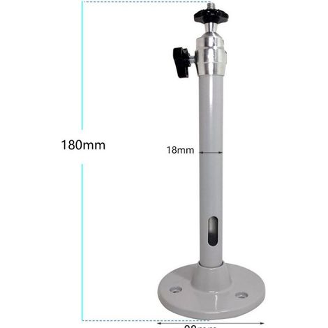 CSPARKV 1PCS Projector Ceiling Mount Universal Projector Bracket for Projector Mini Projector Support 90° 360° Rotation Ceiling Wall Mount Aluminum (1/4)