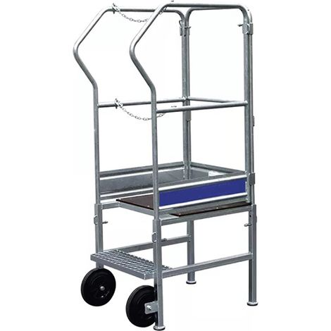 Scaletta 2 gradino - Alt. max di lavoro 2.55 m - 18.011
