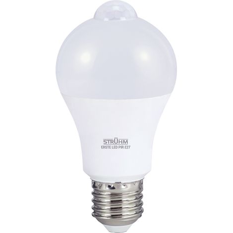 ERSTE LED 7W E27 4000K CON SENSORE DI MOVIMENTO - Luce NATURALE (1/2)