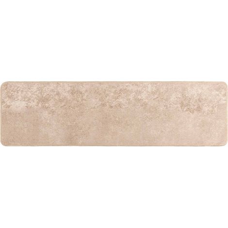 Rug Runner MARSA Beige 50 x 200 cm Polyester and PVC vidaXL