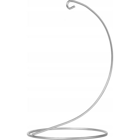 Support pour boule de Noël en fil de fer, 120 mm, argent, 1 pièce.