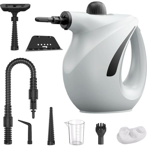 Nettoyeur vapeur portable haute température et haute pression pour dégraissage de cuisine et d'intérieur, multifonction, gris, prise européenne 220 V (1/5)
