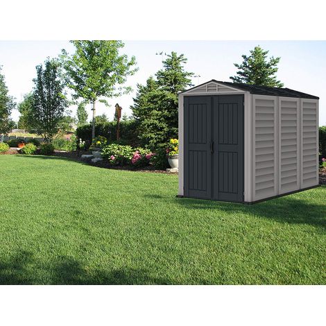 CASETA COBERTIZO DE PVC JARDIN YARMATE 5 X 8 DURAMAX (1/5)