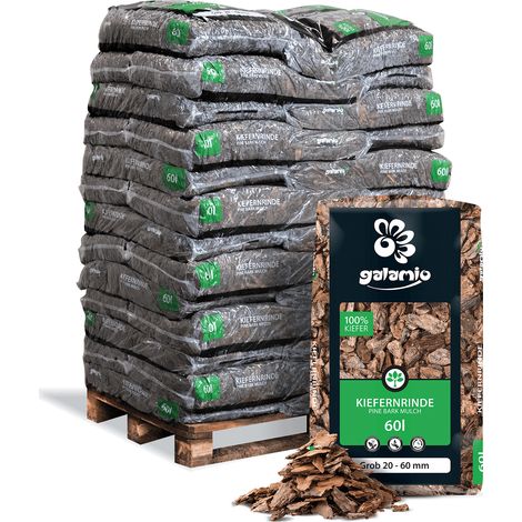 Galamio Rindenmulch Kiefer Grob 60l x 39 Sack 2340l (1/5)