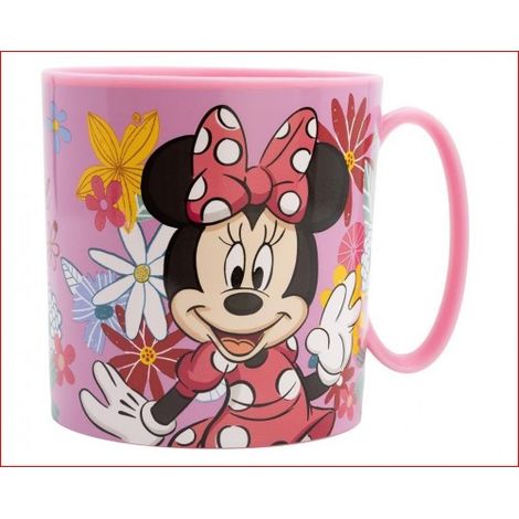 STOR TAZA MICRO 390 ML MINNIE MOUSE SPRING LOOK - STOR