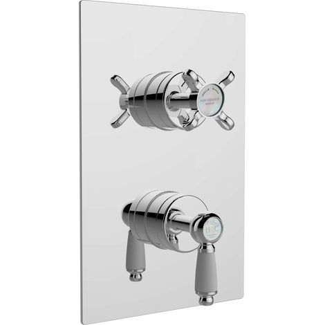 Bristan RS2 SHCDIV C Renaissance 2 Recessed Dual Ctrl Shwr With Two Outlet Diverter Chrome